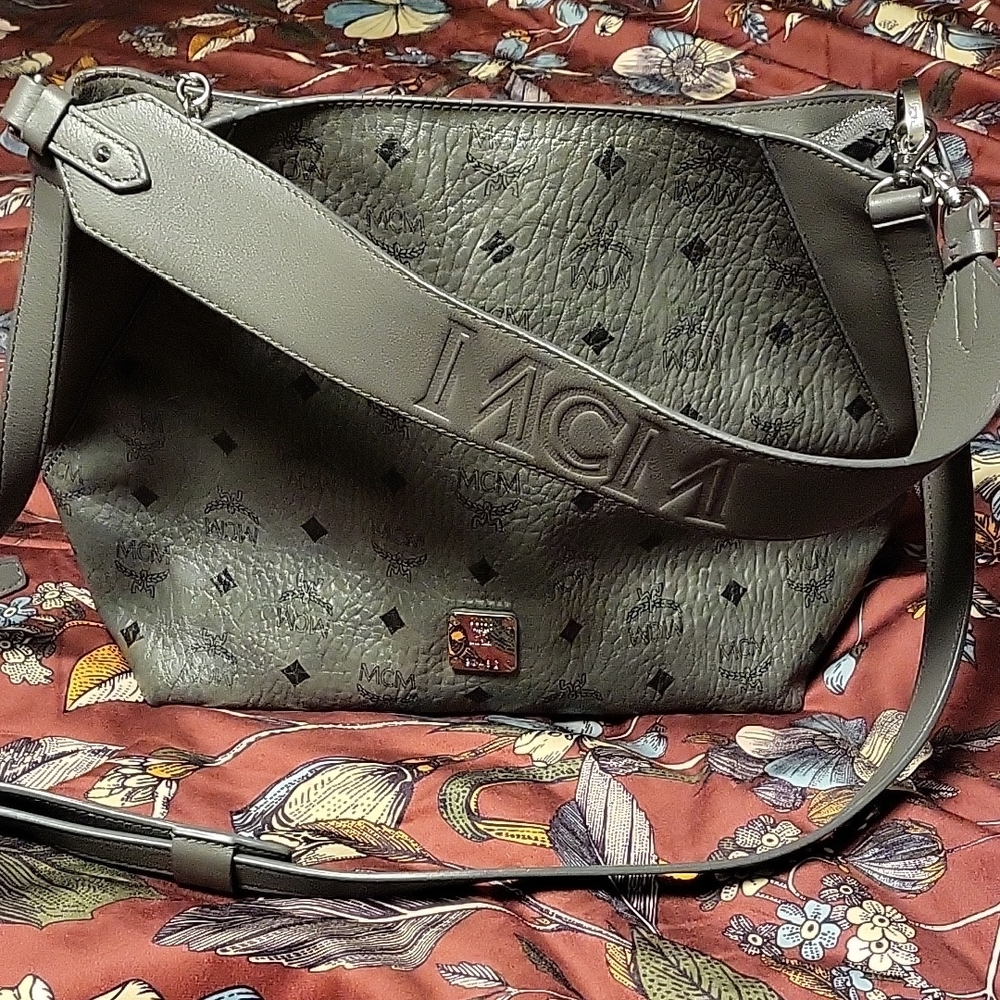 MCM Gray Crossbody Bag